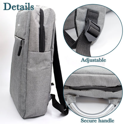 COMECOI Laptop Backpack - Padded Laptop/Tablet Compartment - Durable and Water-Repellent Fabric - Lightweight - Grey