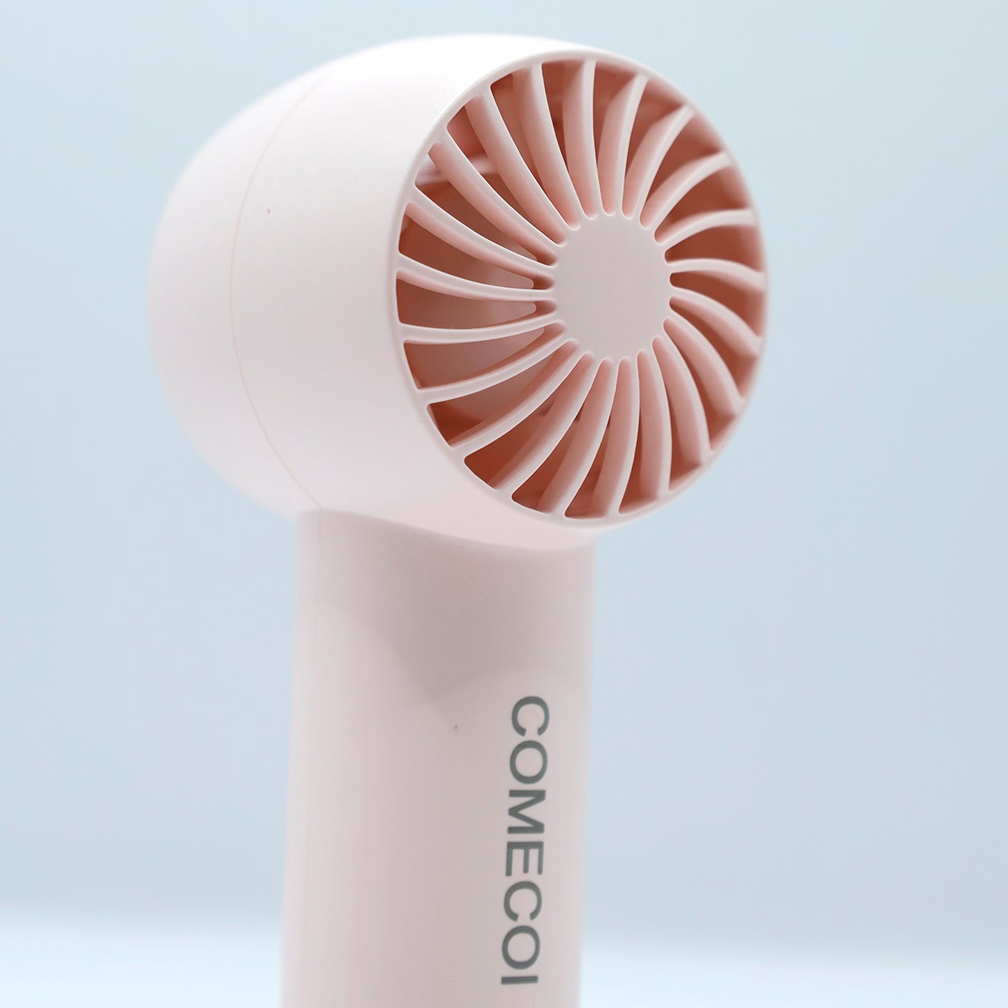 COMECOI Portable Electric Fan, Handheld Mini Fan, Portable USB Rechargeable Small Pocket Fan, Battery Operated Fan [5 Working Hours] with Power Bank, Feature for Women,Travel, Outdoor-Pink, 1 Count (Pack of 1)