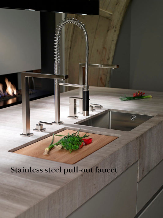 LEKLEK Stainless steel pull-out faucet KP05 Wholesale from 500pcs
